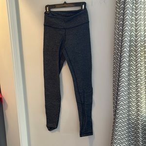 Lightly used lululemon wunder under limited edition herringbone